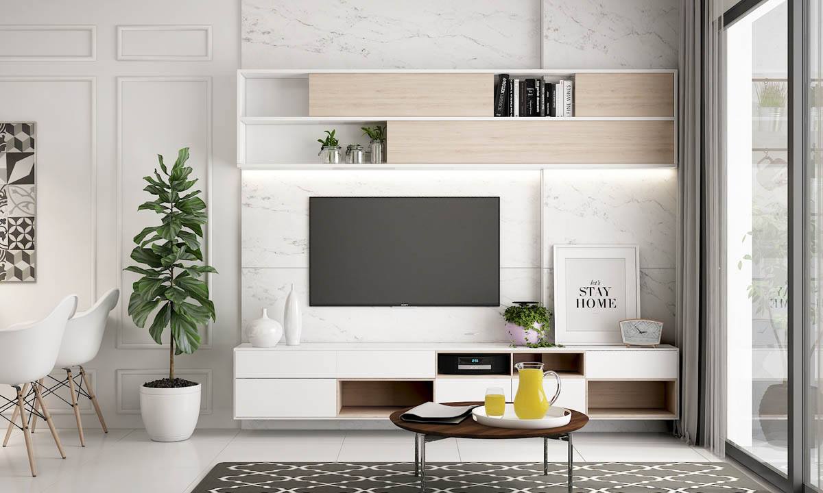 Thiết Kế Mảng Tường TiVi